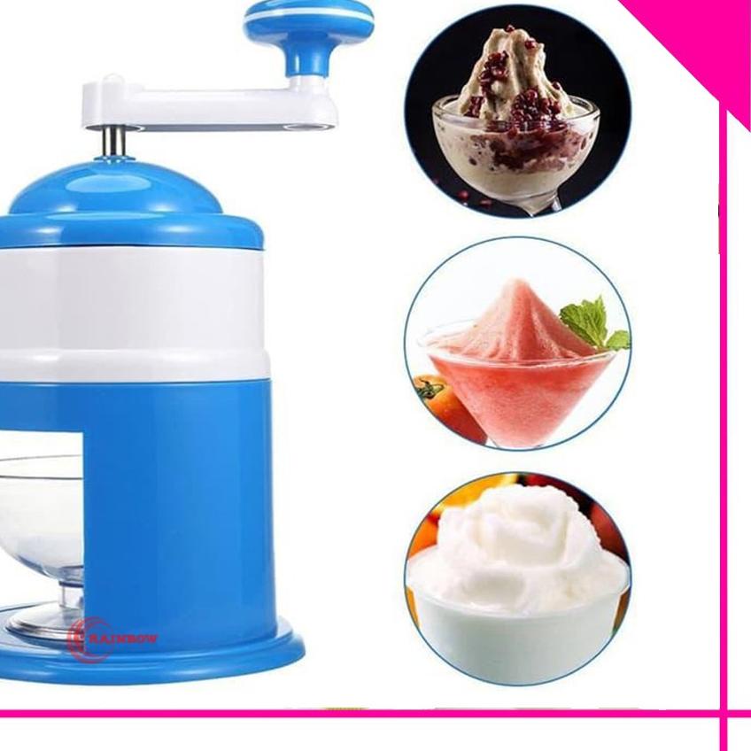 ◄ Alat Serut Es Batu Portable  Mesin Manual Serutan Es Batu Ice Stone Shavels ✮