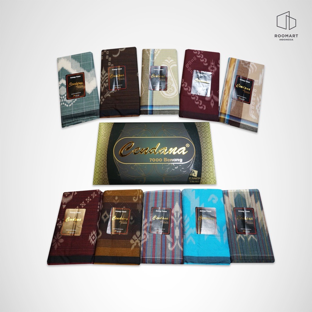 Sarung Cendana Multi Kembang Toraja  Sarung Cendana Multi Warna Serat Nanas Kain Sarung Pria