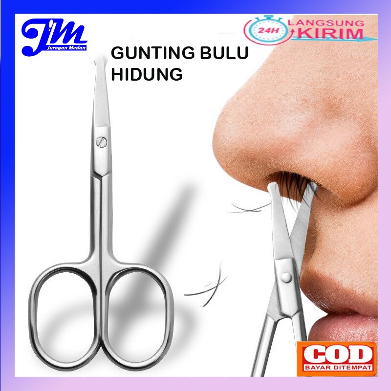 

Gunting Bulu Hidung Gunting Kumis Gunting Bulu Jenggot Gunting Kecil Stainless Steel