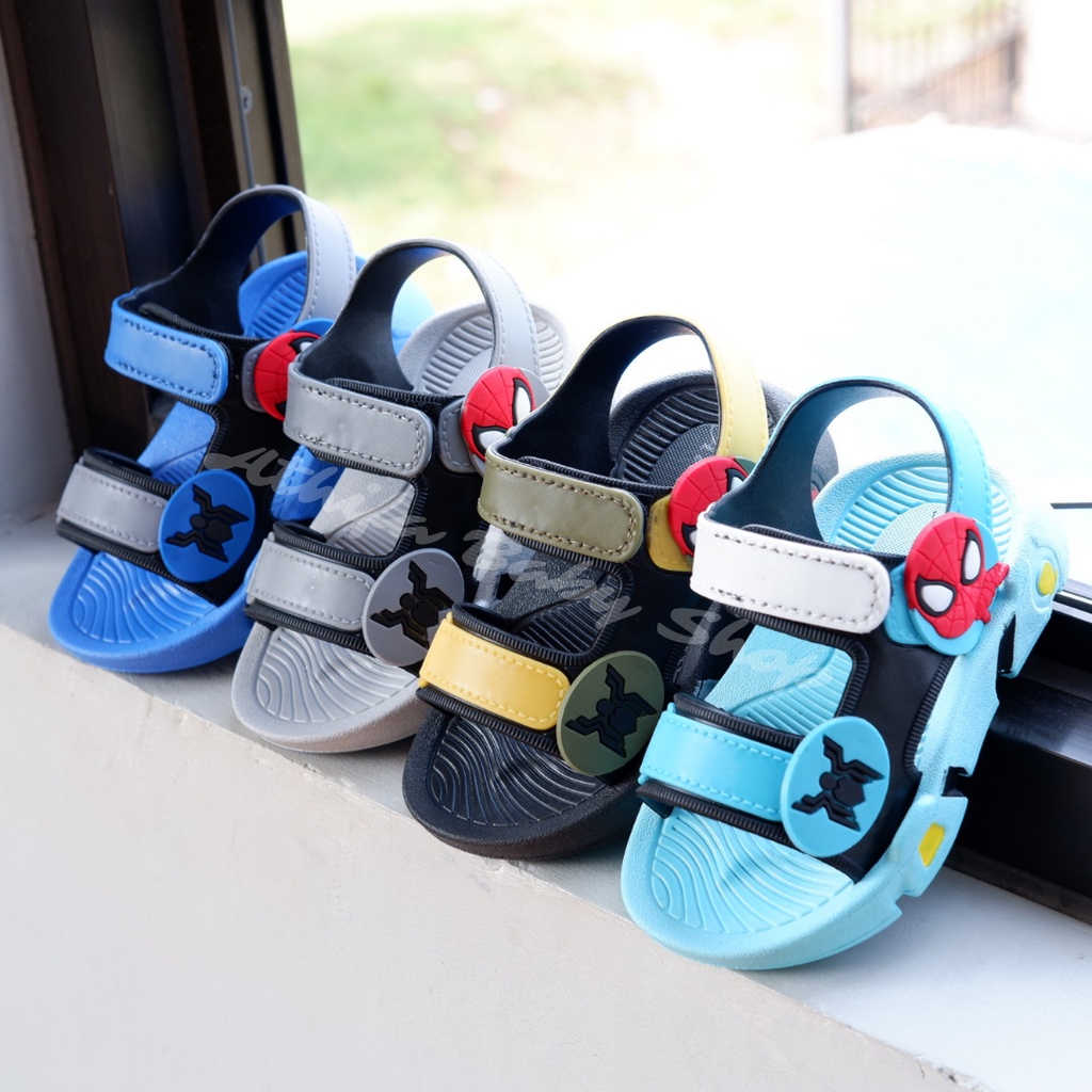 Sandal Gunung Bayi Anak Laki Lelaki Perempuan Cowok Cewek Sepatu Sendal Karakter Balita Kecil Umur 6 bulan 1 2 3 4 5 6 tahun Import XTJ-2310