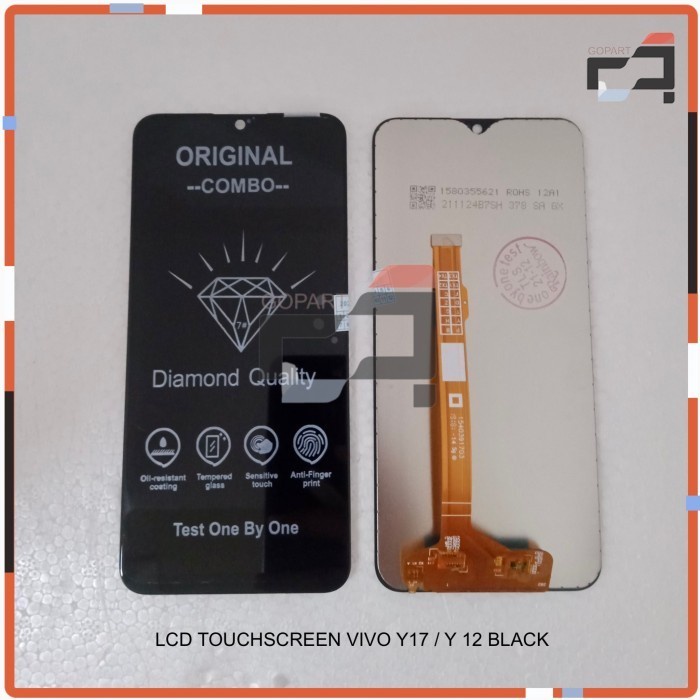 LCD TOUCHSCREEN VIVO Y12 Y11 Y15 Y13 Y21i Y13 Fullset - Hitam