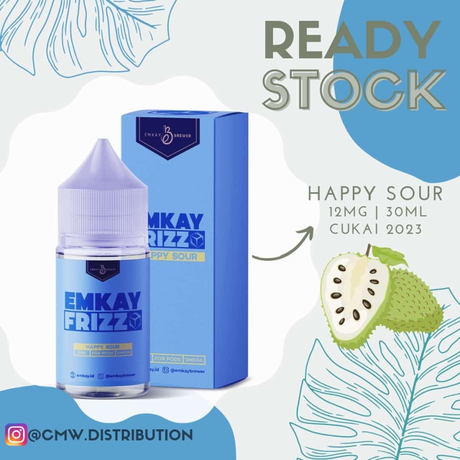 Emkay Frizz Happy Sour 30ML