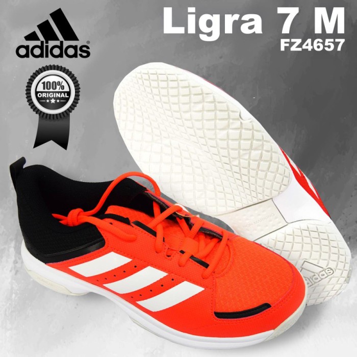 {MentariStore} Sepatu Badminton Adidas Ligra 7 M FZ4657 - 40 2/3 Murah