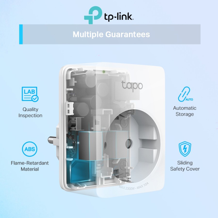 Tp-link Tapo P100 Mini Smart Wi-Fi Socket Smart PLUG Wireless Colokan