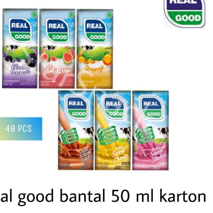 

️✔️✔️ Real Good Bantal karton 50ml isi 48pc gas !!