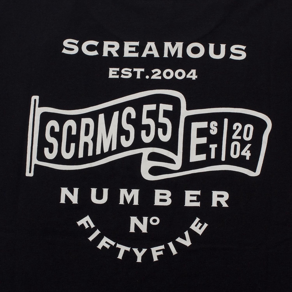 Screamous Kaos T-Shirt BANDEIRA BLACK