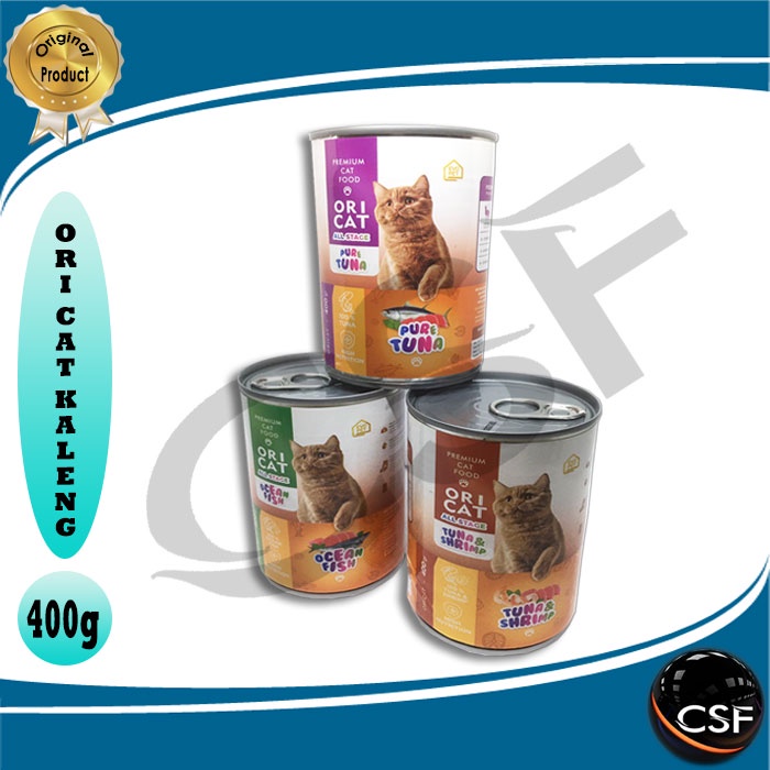 Makanan Kucing Kaleng ORI CAT Kitten &amp; Adult 400gr