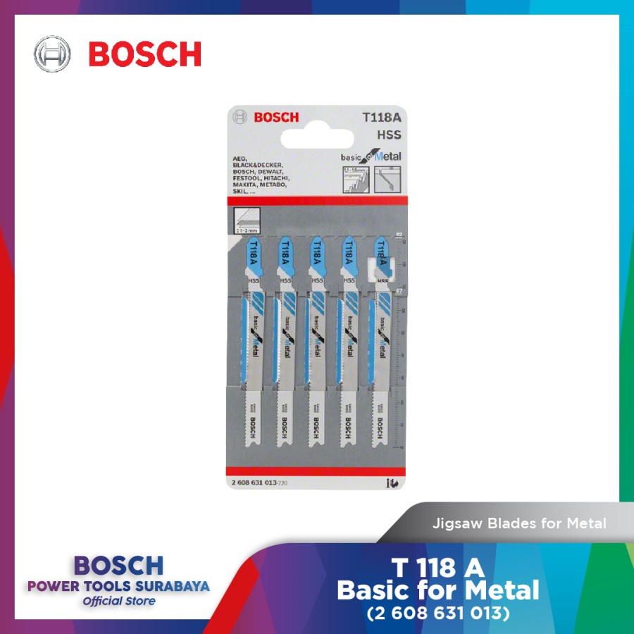 Mata Gergaji Besi Bosch Jigsaw Blade