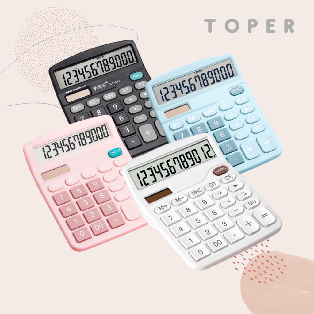 

TOPER Calculator Solar Power - Calculator Simple - Kalkulator Simpel - Kalkulator Solar - Kalkulator Aesthetic Reject