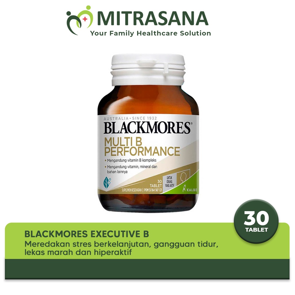 Blackmores Multi B Performance 30 Tablet