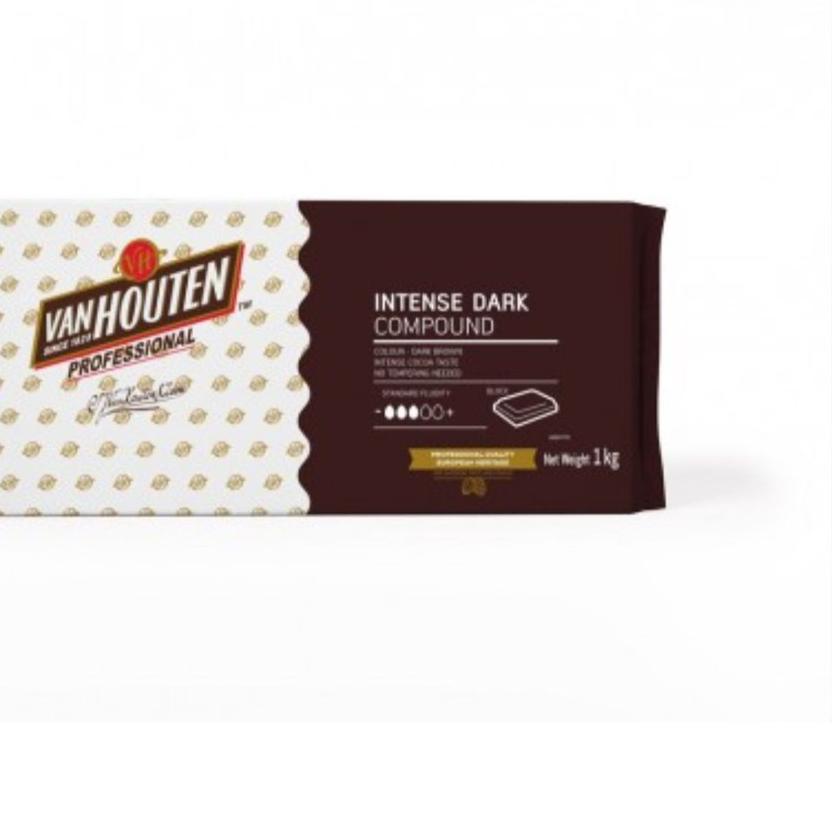 

☄ Van Houten Barry Callebaut Intense Dark Chocolate Compound - Van 1kg ♡