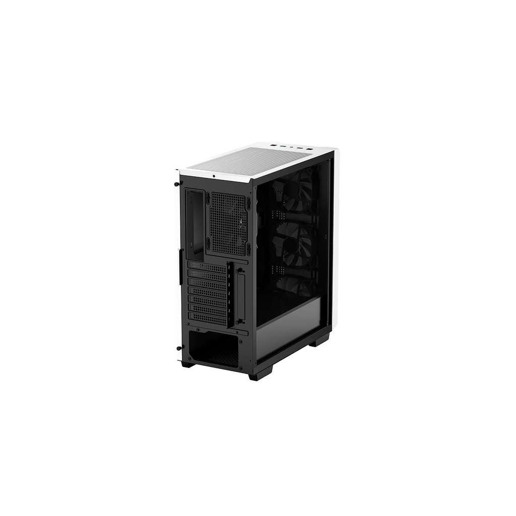 Deepcool CC560 White + 4 Fan Mid Tower Casing PC