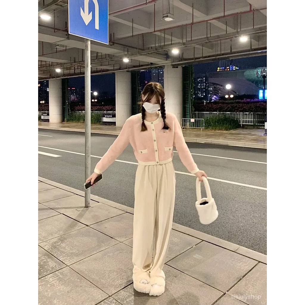 [✅BISA COD] #Sisjuly# Setelan Wanita Kekinian Set busana wanita celana panjang kasual jumper kardiga