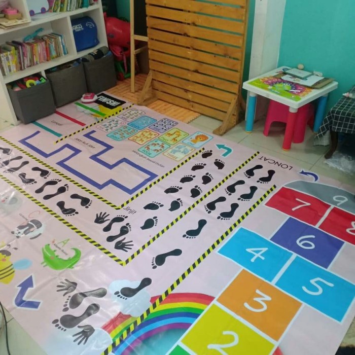 KARPET MAIN 3 IN 1 / MAINAN EDUKASI / MONTESSORI / ENGKLEK / PLAYMAT /
