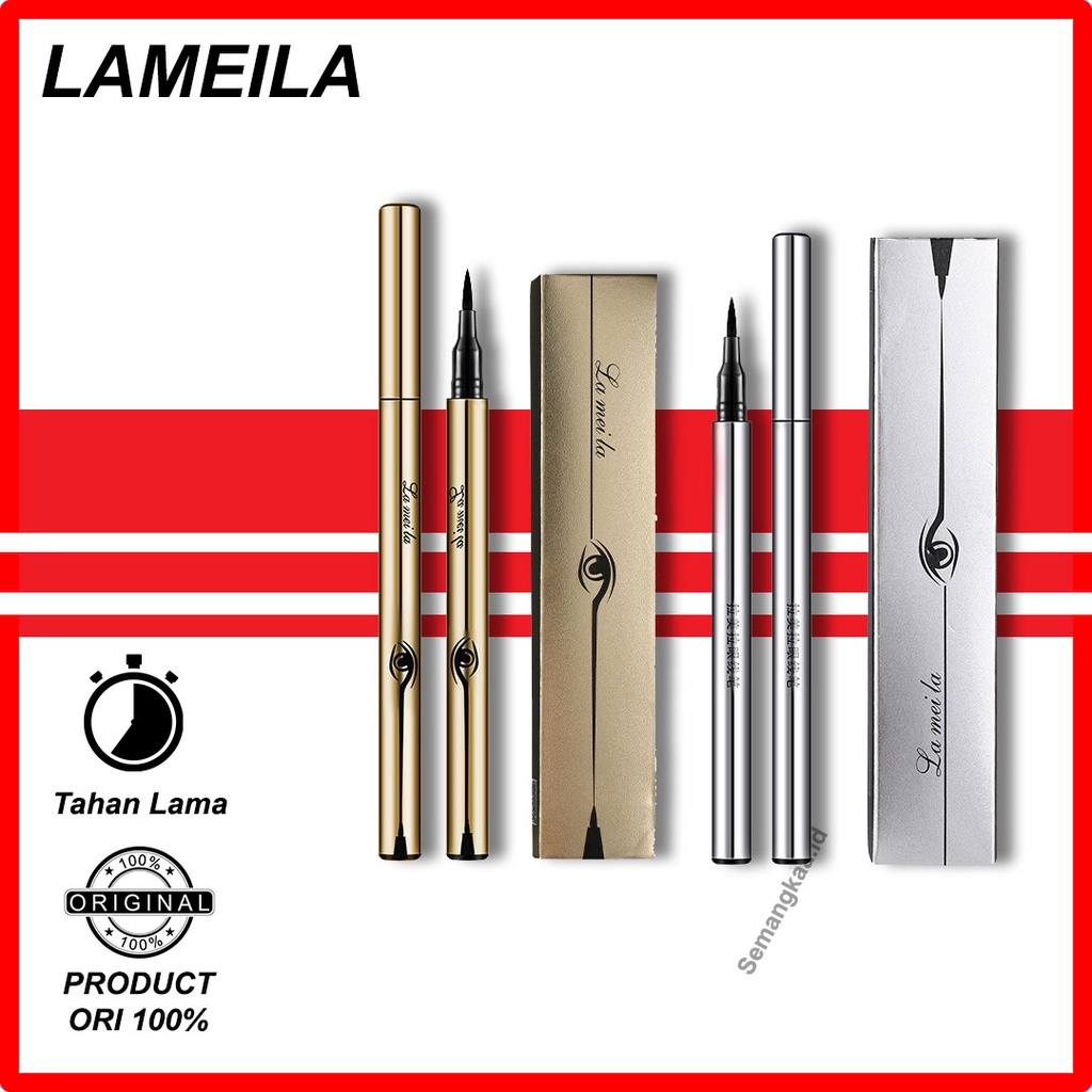 LAMEILA Eyeliner Liquid Pencil Alis Mata Waterproof  Gold And Silver LA015 LA016