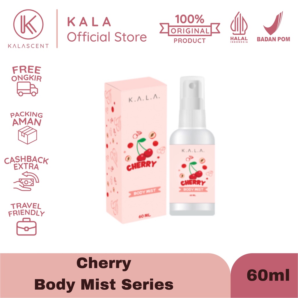 KALA Body Mist Cherry Fruity Series