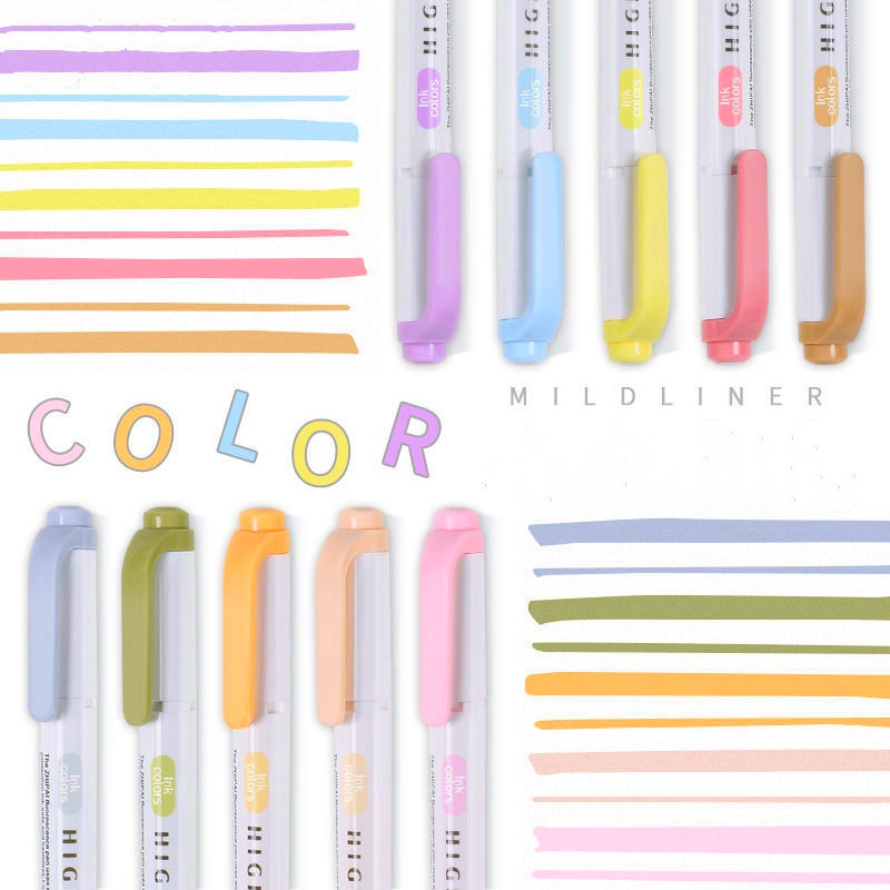

Highlighter Penanda stabilo Pastel 1 Set /5Pcs 5Warna Penanda Berwarna -cakivskl6z