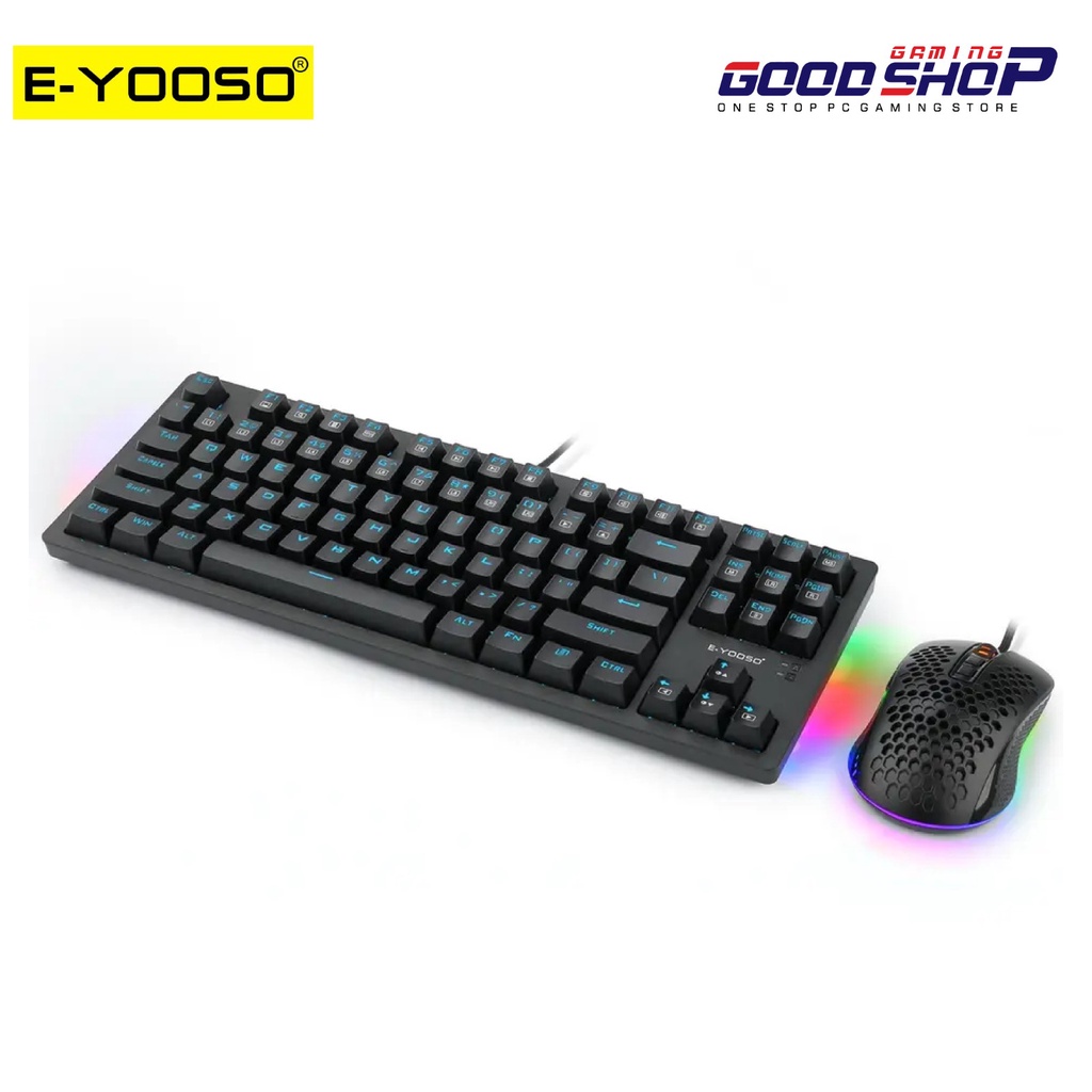 E-YOOSO GAMING KEYBOARD MOUSE RGB SIDE LIGHT - Z-737