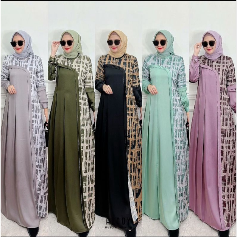 Rhiana dres by Alody gamis mewah deyura