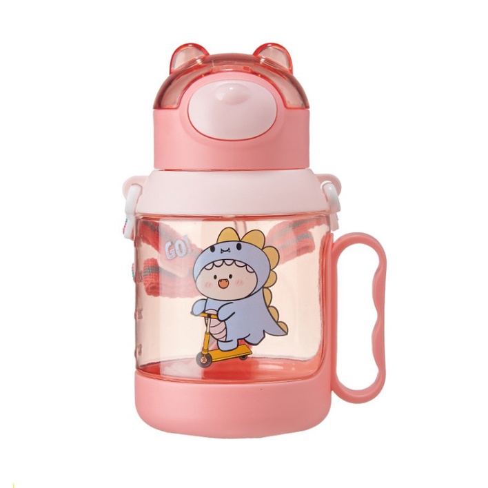 [TULALA SHOP]BOTOL JERAMI ANAK/Botol Model Bear 360 ML - 525 ML Botol Minum Anak/Karakter rabbit Bear Tutup Clip/ Botol Import Yang Lucu/