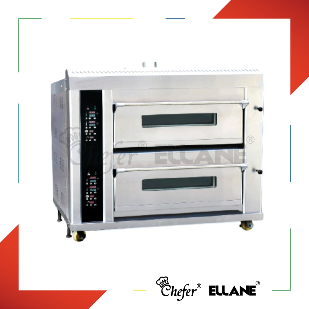 CHEFER 2 DECK 4 TRAYS GAS DECK OVEN