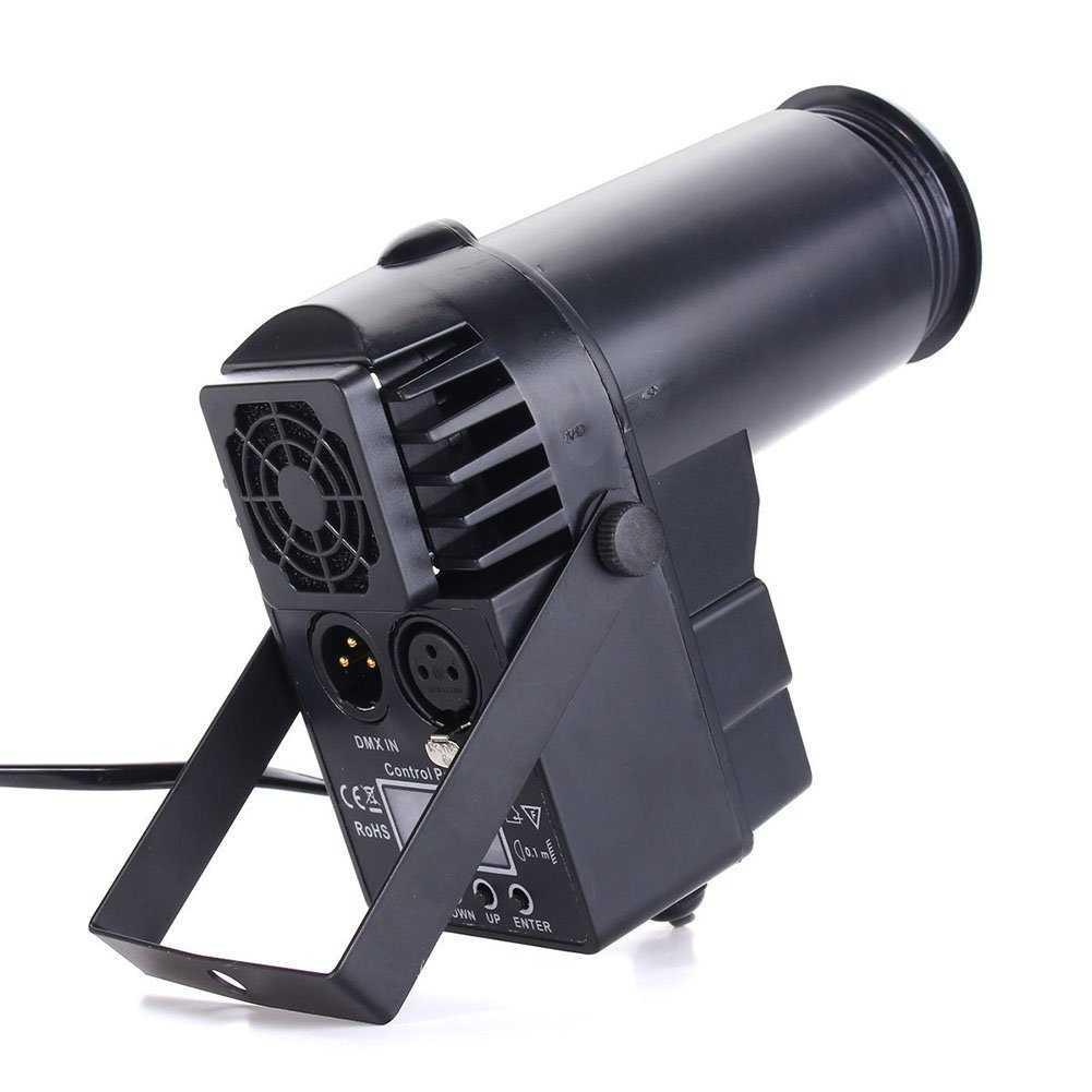 Lampu Sorot LED Spotlight EU Plug DMX512 30W 240V - YS-P01 - Black