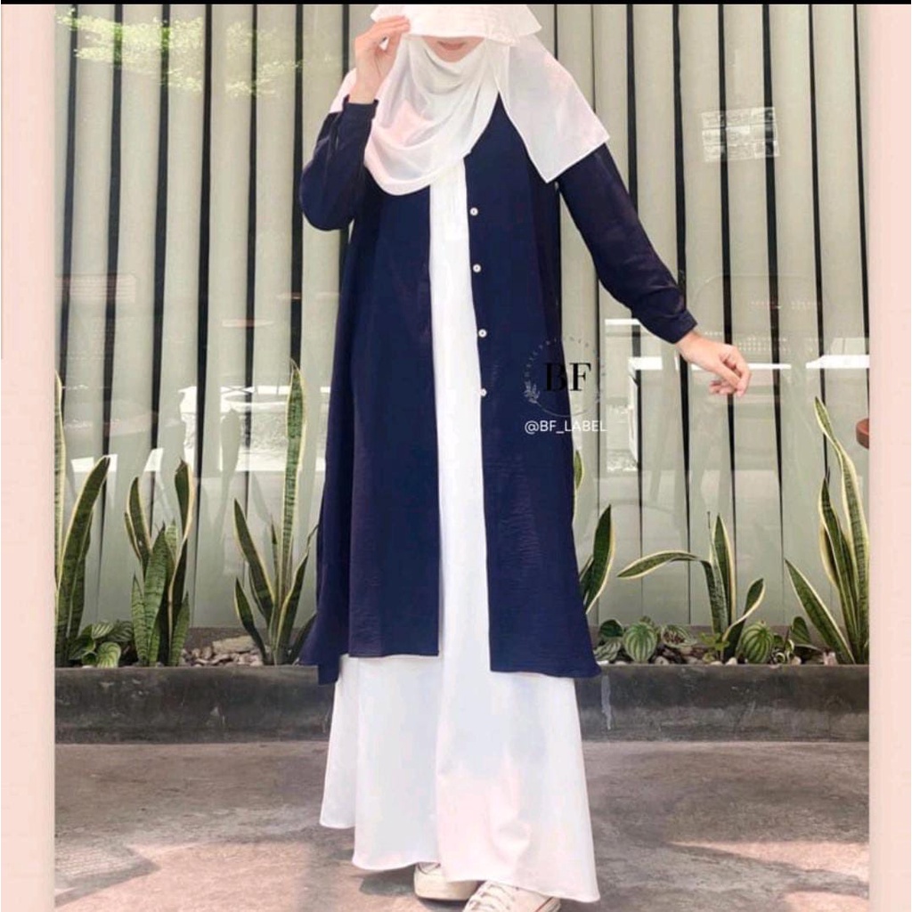 Tunik Amanda Bahan Cringkle Crinkle Airflow Premium Model Terbaru 2023