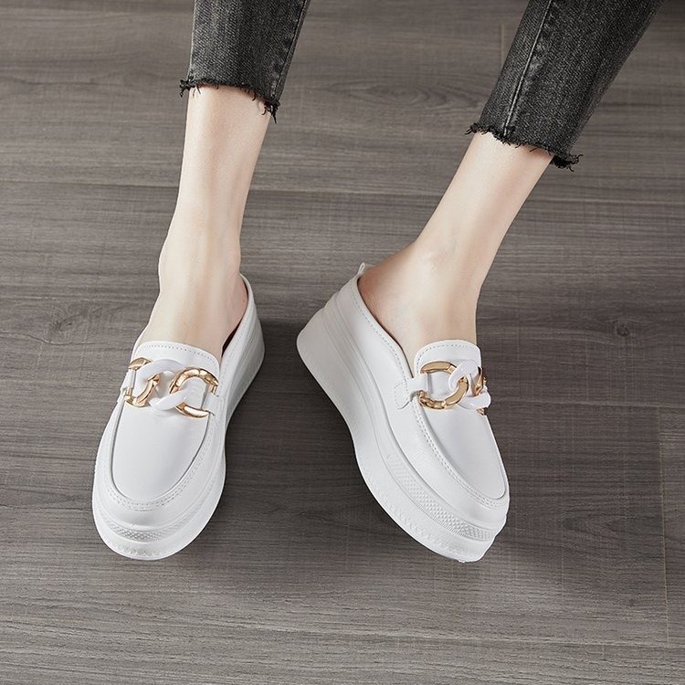 Sepatu Slip on Wanita Sandal Sepatu Wedges Import Terbaru Di-087