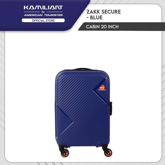 Kamiliant by American Tourister Zakk Secure Koper Cabin 20 inch - Blue ---NEW---