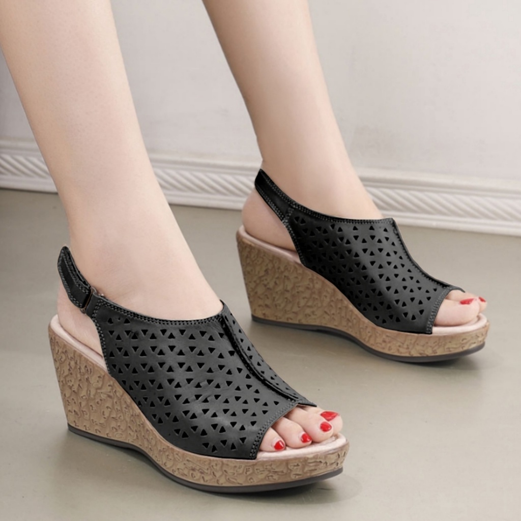 Bzg- Terbaru!! Brianna Wedges Wanita FR 03