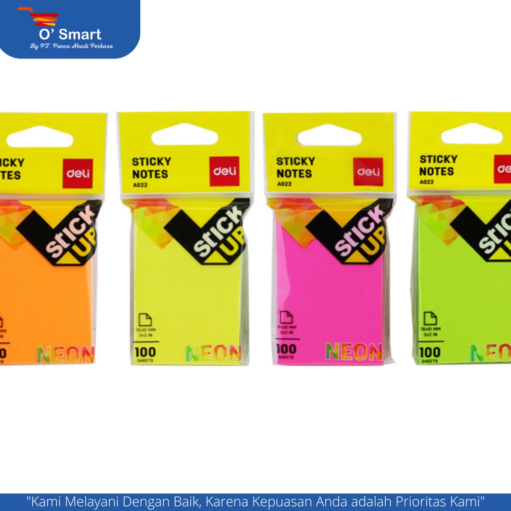 

DELI Sticky note EA02202 76X51mm (100sheets)