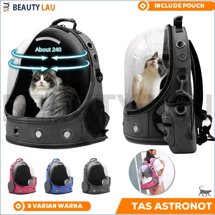 TAS RANSEL KUCING ANJING ASTRONOT TRANSPARAN BESAR PET CARRIER CARIER TAS TRAVEL CARGO GENDONGAN KUCING ANJING