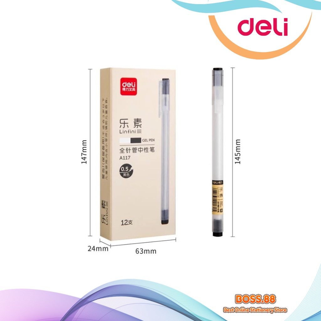 

GEL PEN / PULPEN GEL DELI A-117