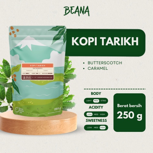

Tarikh Robusta Coffee Roasted Beans | Biji Kopi Bubuk 250gr - Beana Roastery Semarang