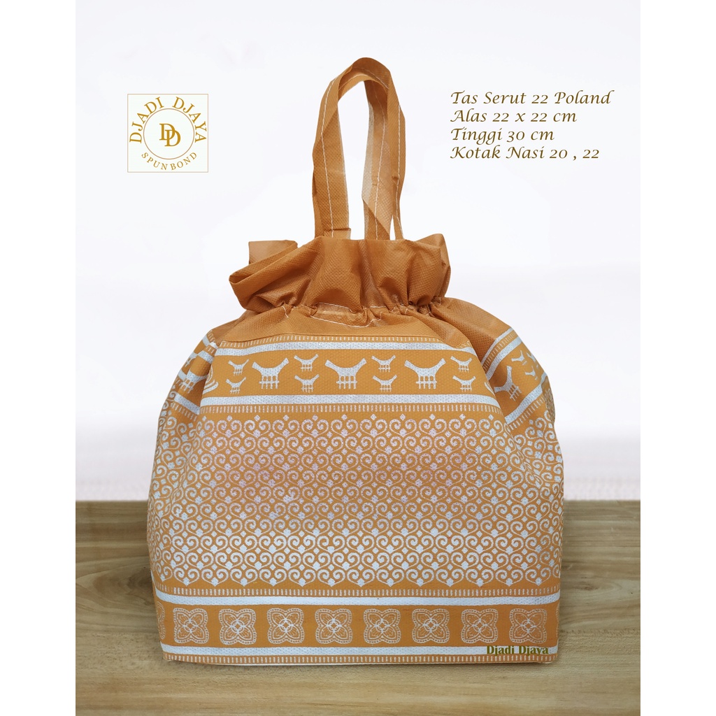 

Tas Hajatan Goodie Bag Serut 22 Poland Mocca