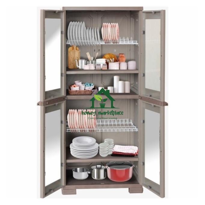 Termurah Rak Piring Plastik Olymplast/Lemari Piring/Okl Jumbo/Lemari Dapur New