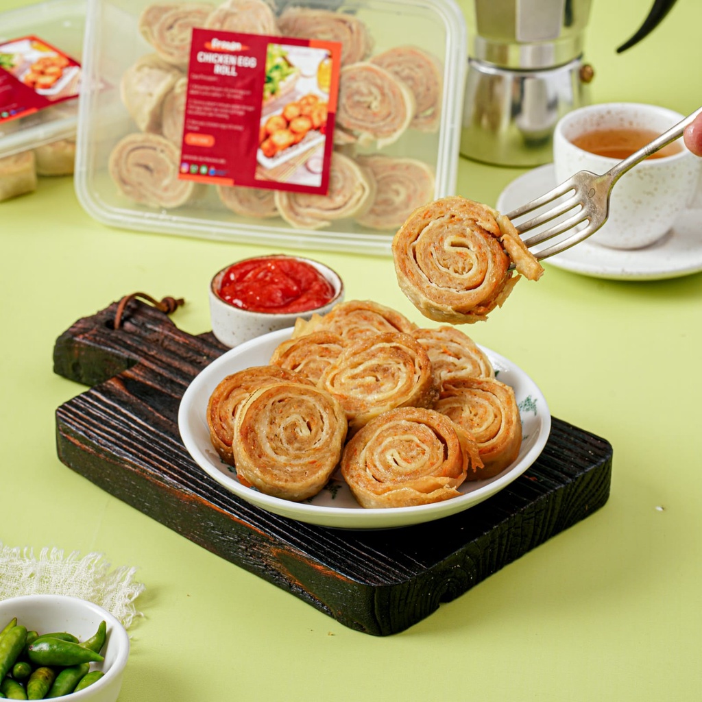 

CHICKEN EGG ROLL FROZEN HALAL