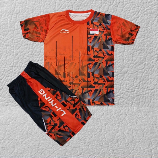 setelan anak badminton/jersey badminton tim indonesia