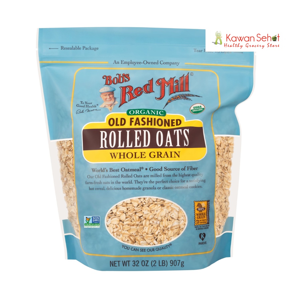 

Bob‘s Red Mill Organic Old Fashioned Rolled Oats 907gr