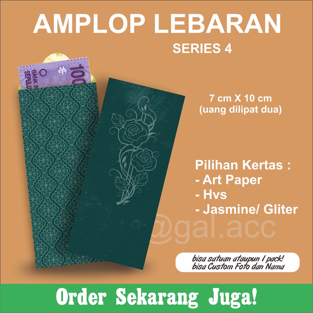 

Amplop Lebaran Custom series 4 / Angpao amplop Idul Fitri custom desain dan nama