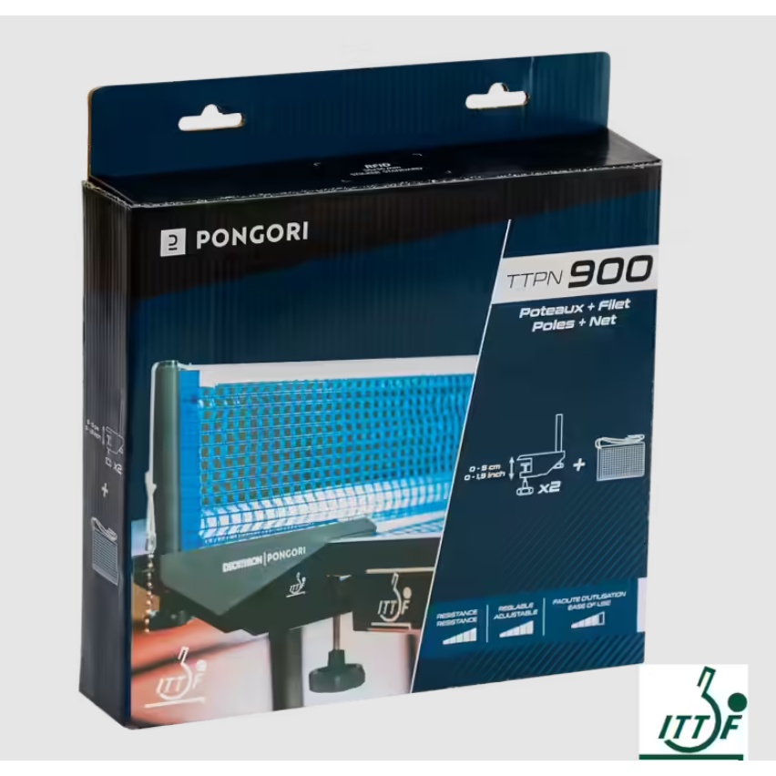 PONGORI TTPN 900 ITTF Set Net Dengan Pengencangan 12 Hingga 28 mm