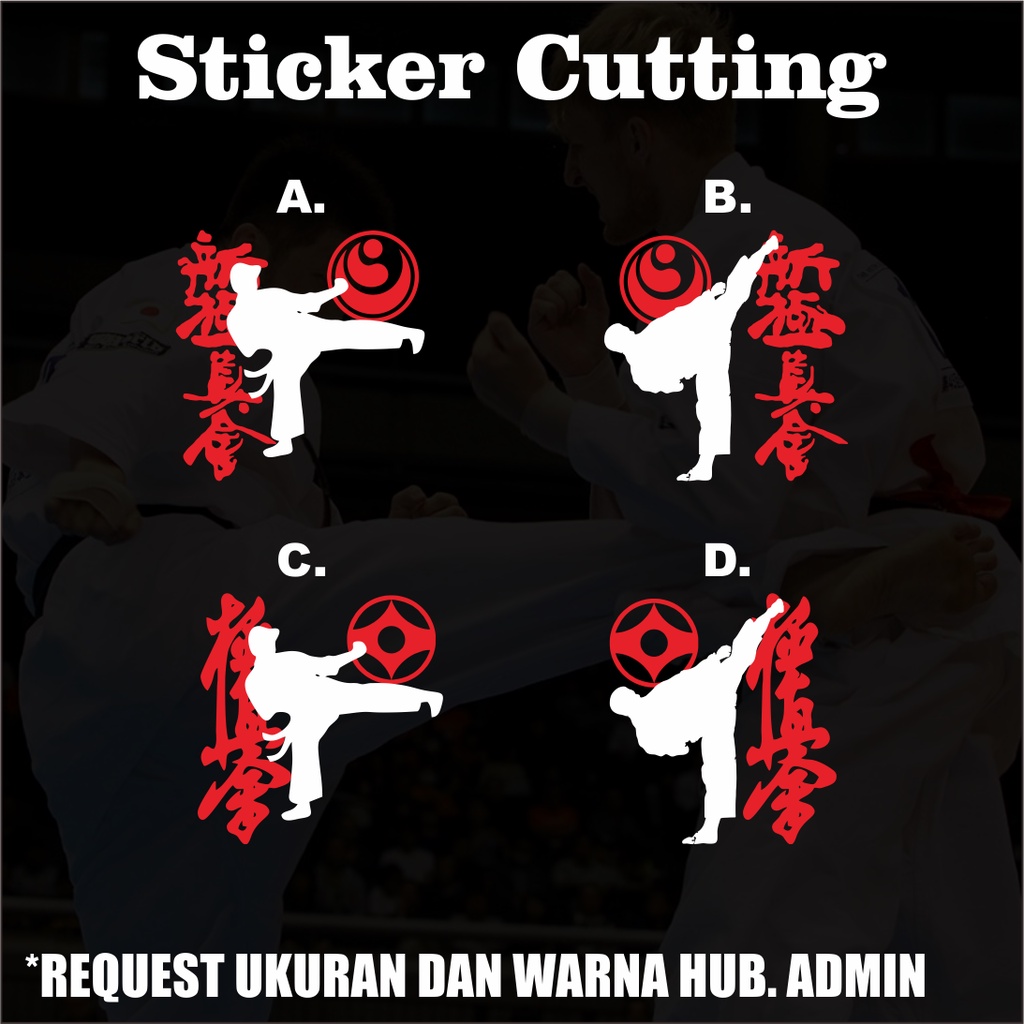 Sticker Cutting Kyokushi Shinkyoku Karate / Stiker Cutting