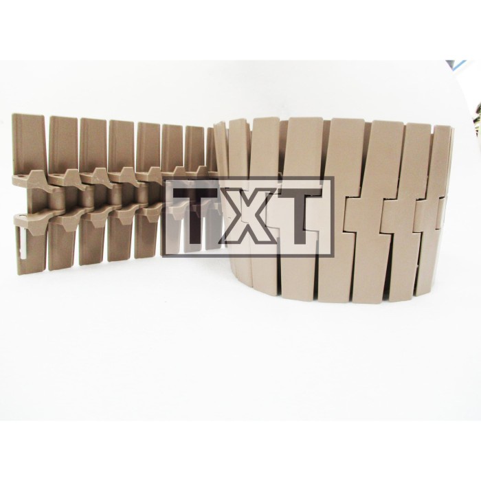 Terlaris Table Top Chain Plastic Type 882-K750 Tab Curve, W190.5Mm @L10Feet