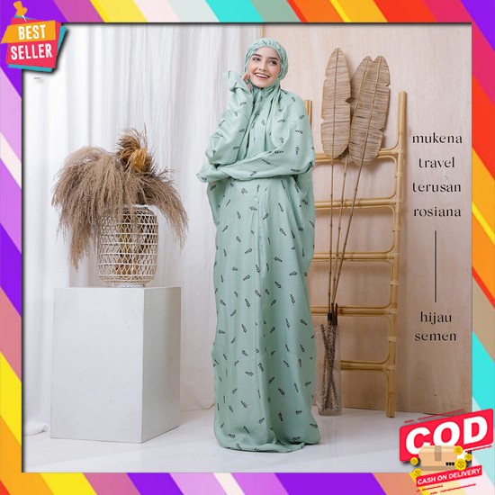 Cod Mukena Rayon Bordir Full Melati Aminah Mukena Jumbo Dewasa Rayon Bordir//Mukena Rayon Melati Nat