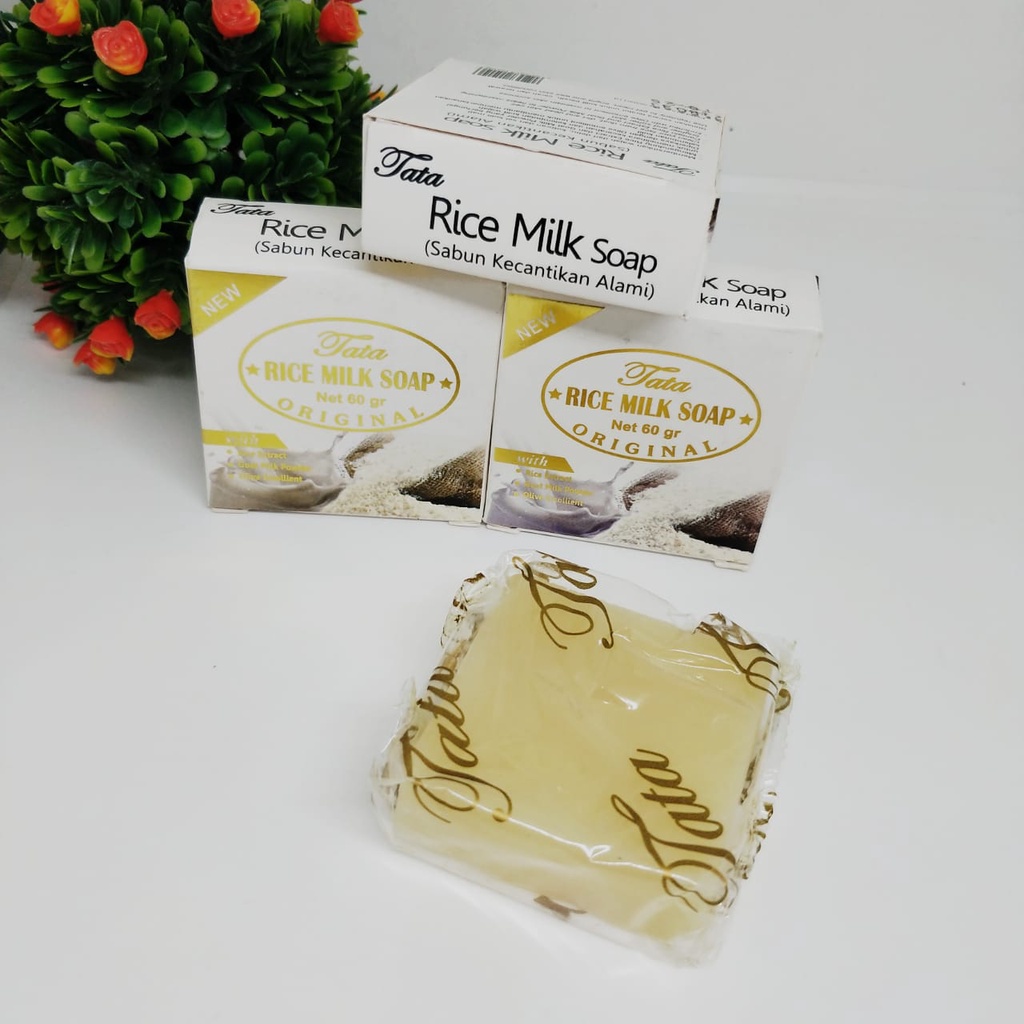 MINIGO Tata Rice Milk Soap/ Sabun Beras/ Sabun Susu 60gr (TRM)