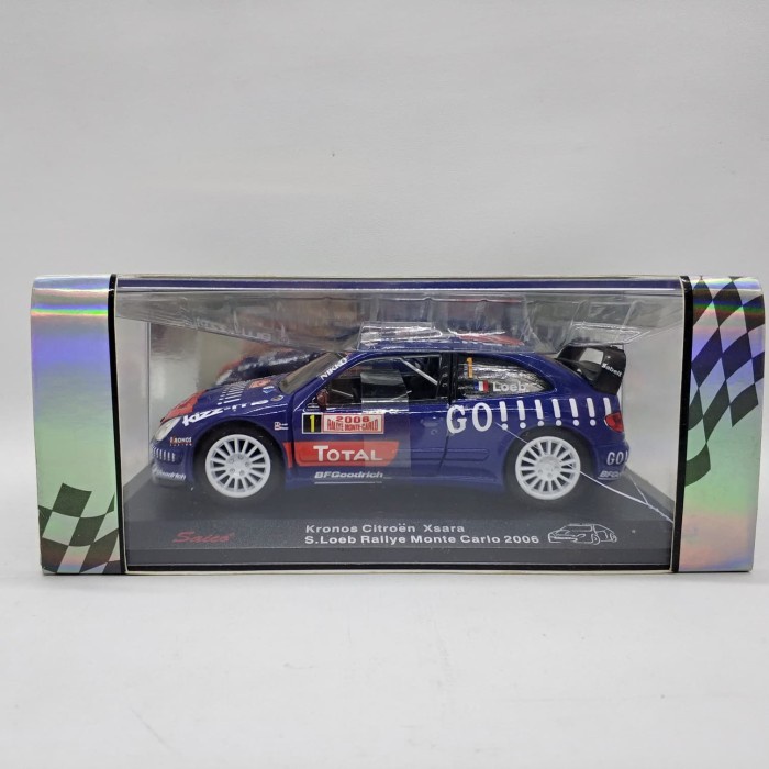 Diecast Saico Kronos Citroen Xsara S. Loeb Monte Carlo 2006 murah