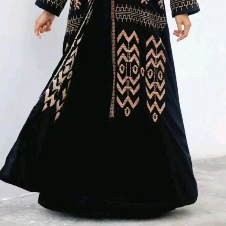 NEW PRODUCT  Abaya Bordir Basic Abaya Turkey Gamis Bordir Pusat Grosir