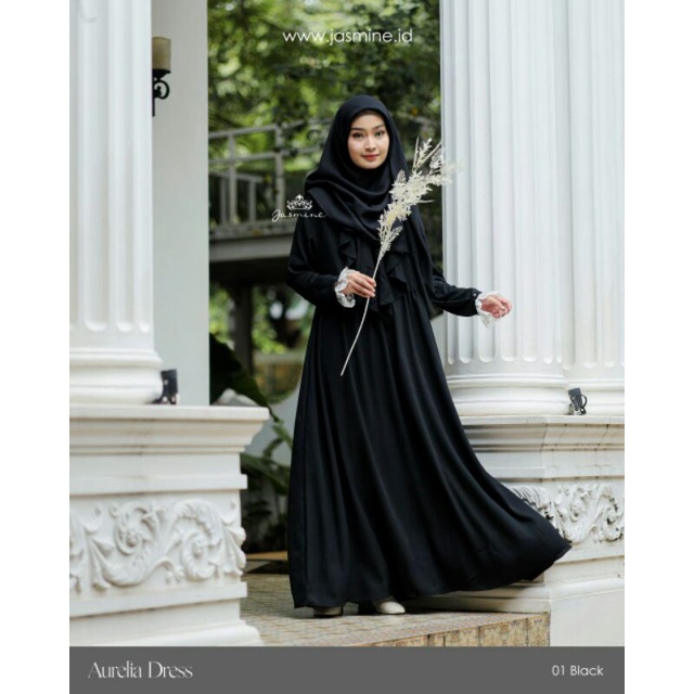 Aurelia Dress Jasmine Gamis Syari Branded Premium