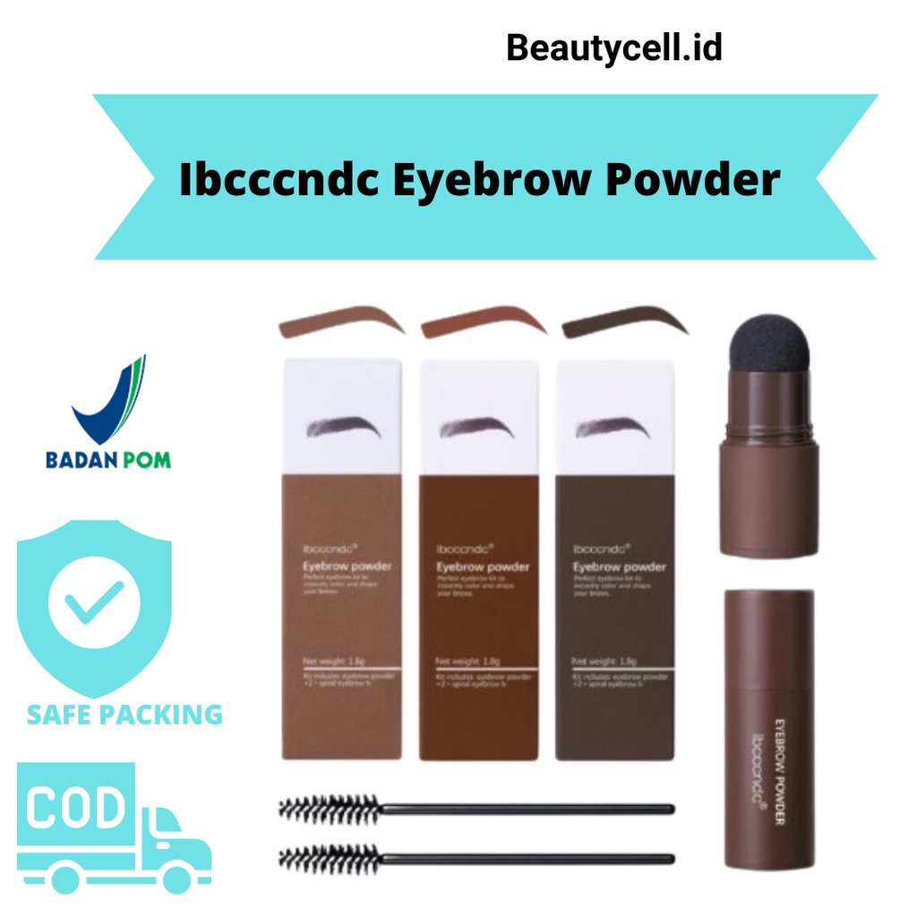 Ibcccndc Cetakan Alis Instan Bedak Alis Eyebrow Powder Eyebrow Stamp Alis Stempel Alis Waterproof  One Step Eyebrow Stamp Shaping Kit Stempel dengan 10 Model Cetakan Alis