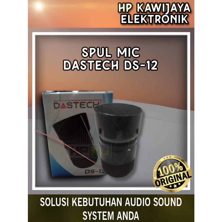 SPOOL MICROPHONE MIC DASTECH DS-12 SPUL MIC DASTECH DS 12